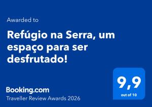 Refúgio na Serra, um espaço para ser desfrutado!
