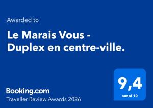Le Marais Vous - Duplex en centre-ville.