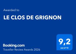 LE CLOS DE GRIGNON