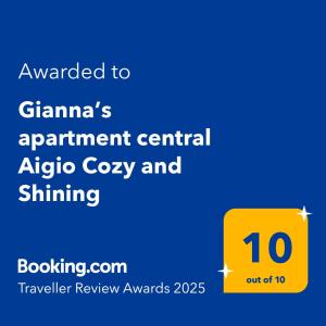 Gianna’s apartment central Aigio Cozy and Shining