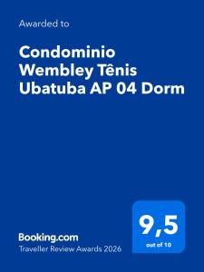 Condominio Wembley Tênis Ubatuba AP 04 Dorm
