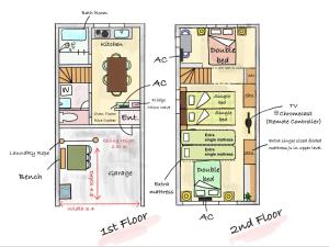North Shinjuku house 5駅徒歩圏内の北新宿の家