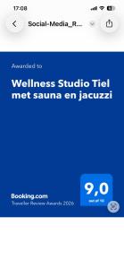 Wellness Studio Tiel met sauna en jacuzzi