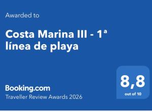 Costa Marina III - 1ª línea de playa