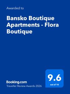 Bansko Boutique Apartments - Flora Boutique