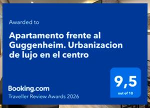 Apartamento frente al Guggenheim. Urbanizacion de lujo en el centro