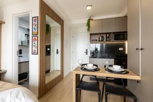 Studio Aconchegante e Central com Piscina, Academia e Coworking