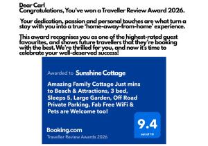 Holiday with Family & Friends at this Amazing Coastal Cottagein a Peaceful Hamlet close to Beach & Attractions - The Perfect location for those who love to Relax but want Exciting Adventures just a few mins away!