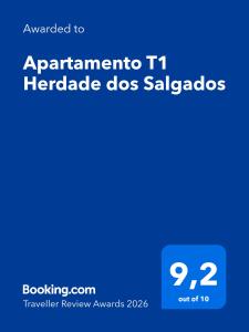 Apartamento T1 Herdade dos Salgados