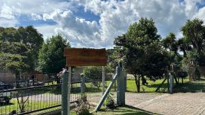 Refúgio em gramado com vista
