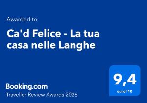 Cad Felice - La tua casa nelle Langhe