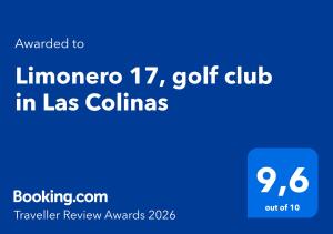 Limonero 17, golf club in Las Colinas