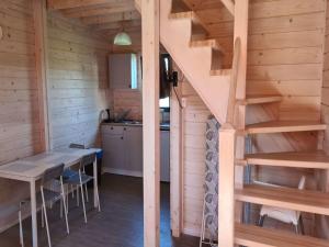 Two-story holiday homes close to the seaside beach