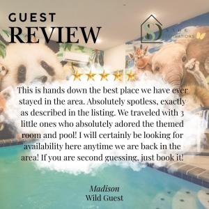 Fun Safari Surprise 4 Kids! Heated Pool! Arcade! Close to Attractions
