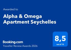 Alpha & Omega Apartment Seychelles