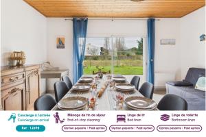 800m de la plage, jolie maison pour 6 avec jardin