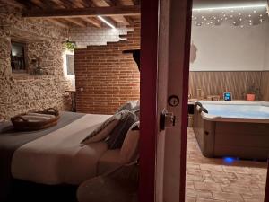 La Casita de Albino -jacuzzi-chimenea-museo