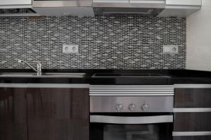 Modern two-floor apartment with sauna