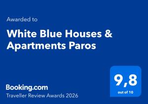White Blue Houses & Apartments Paros