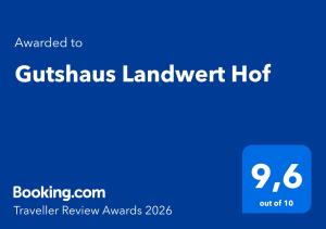 Gutshaus Landwert Hof