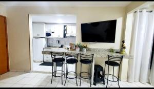 Apt Caldas Novas com 7 piscinas