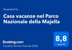 Casa vacanze nel Parco Nazionale della Majella