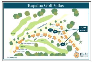 Kapalua Golf Villas 3 Free Rental Cars KBM Resorts Large Bedrooms 3 Units 4 Bedrooms ML-2117
