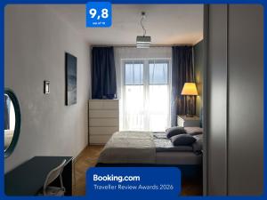 Apartament Sienkiewicza, parking, 2 sypialnie, klimatyzacja, 24h kod, 200m od PKP, FVAT