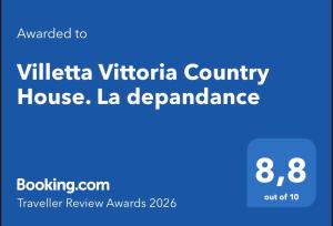 Villetta Vittoria Country House. La depandance