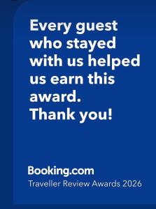 Central spacious and secure with a double bed