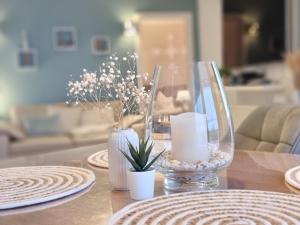 Hafenidyll 46 - exklusiv am Yachthafen mit zwei Bädern - traumhafte Sonnenuntergänge inklusive