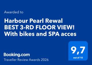 Harbour Pearl Rewal BEST 3-RD FLOOR VIEW! With bikes and SPA acces