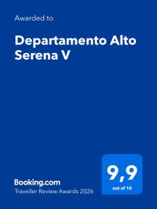 Departamento Alto Serena V