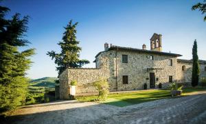 Medieval Church With Pool In Chianti