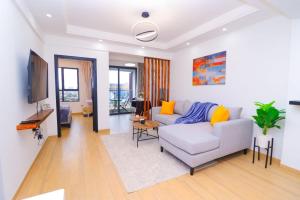 Chic 1BR in Marina Bay Westlands with rooftop pool annd gym