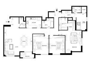 StayShort - Modern 4 Bed Apartment in JBR that Sleeps 8