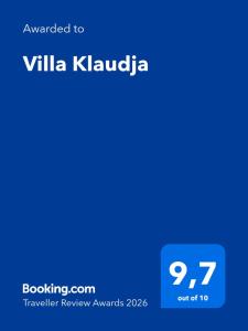 Villa Klaudja
