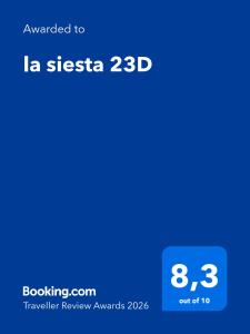 la siesta 23D