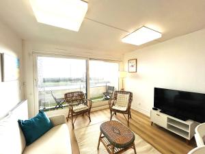 Appartement cosy 4 personnes, belle vue mer, plage de Lomener à 30 m MARIN