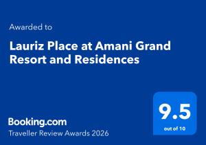 Lauriz Place at Amani Grand Resort and Residences