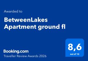 BetweenLakes Apartment ground fl