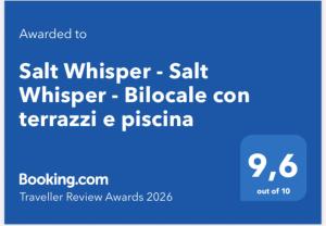 Salt Whisper - Salt Whisper - Bilocale con terrazzi e piscina img1