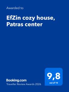 EfZin cozy house, Patras center