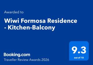 Wiwi Formosa Residence - Kitchen-Balcony