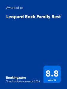 Leopard Rock Family Rest