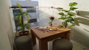 Bel appartement, piscine intérieure et extérieure