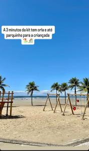 Kitnet 100m do mar, 5 hóspedes, Wi-Fi, Portaria 24 horas,