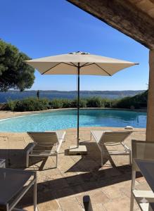 Villa Mourila 6ch 6sdb 10 pers Vue exceptionnelle golfe de saint -Tropez Au calme