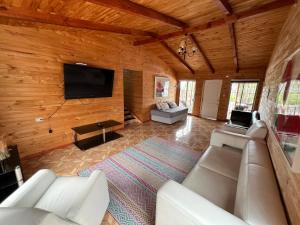 Cabaña familiar frente al mar 12p