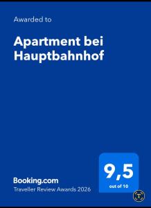 Apartment bei Hauptbahnhof